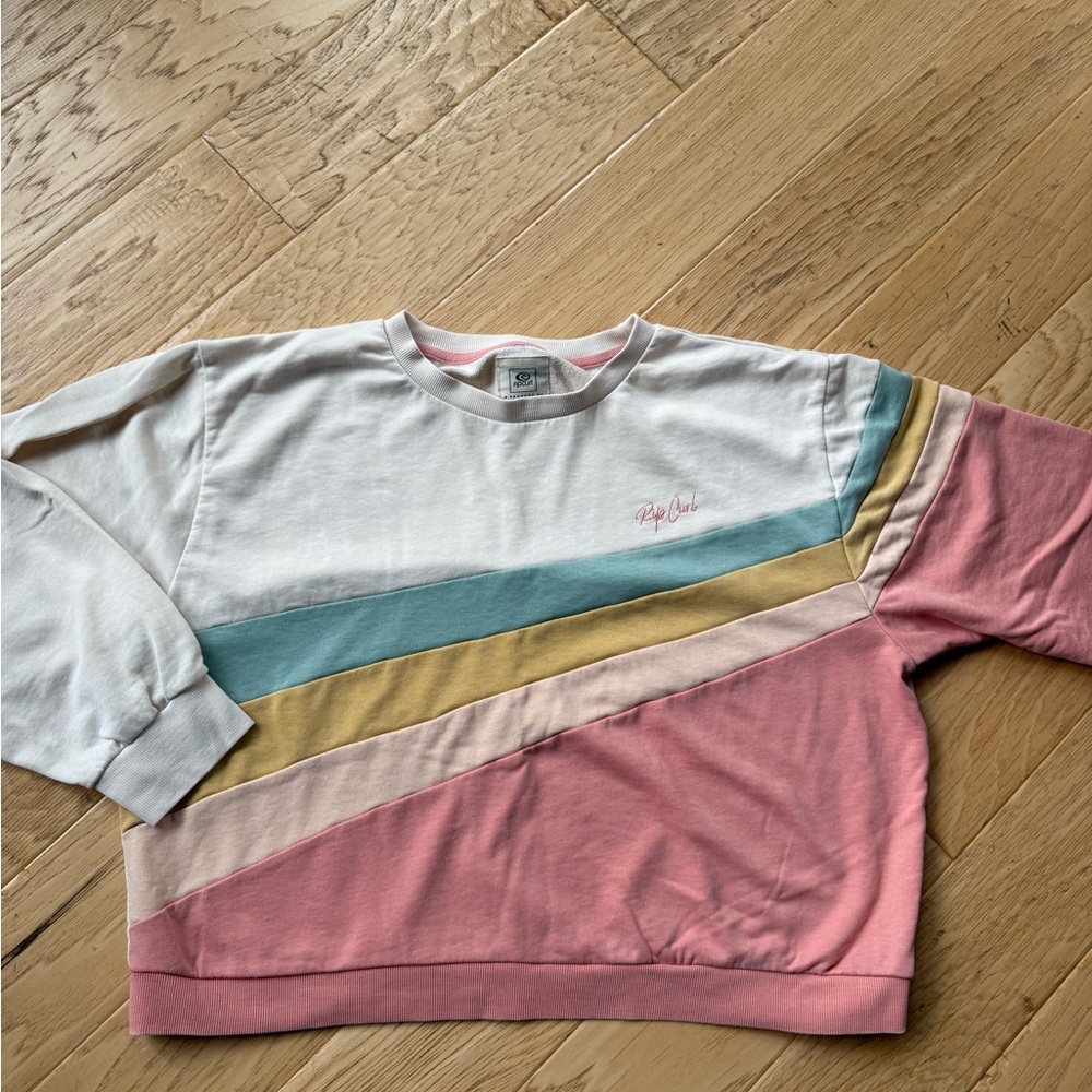 Rip Curl Multicolor Striped Crewneck
